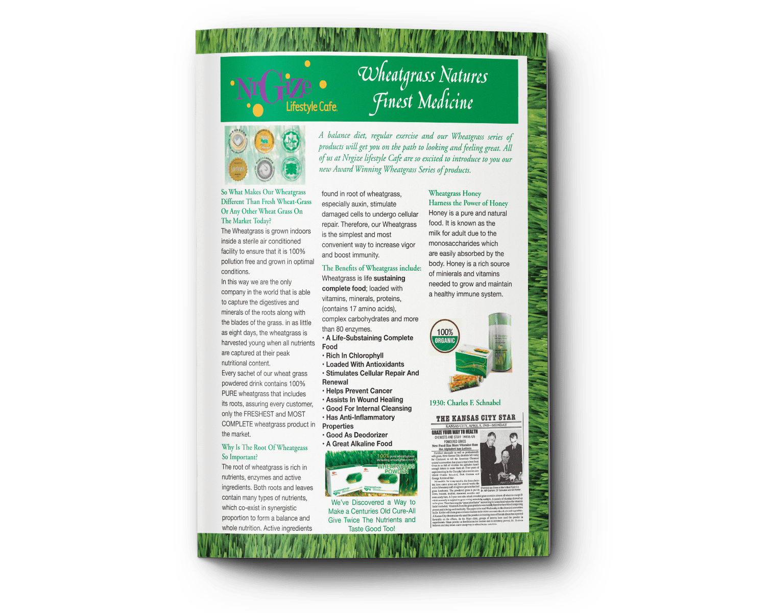 Wheatgrass Natures Yen La