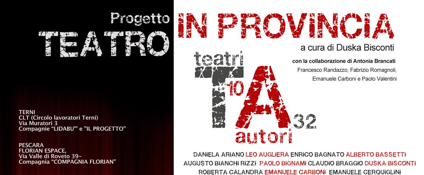 TEATRO IN PROVINCIA 2013 Yes Art Italy