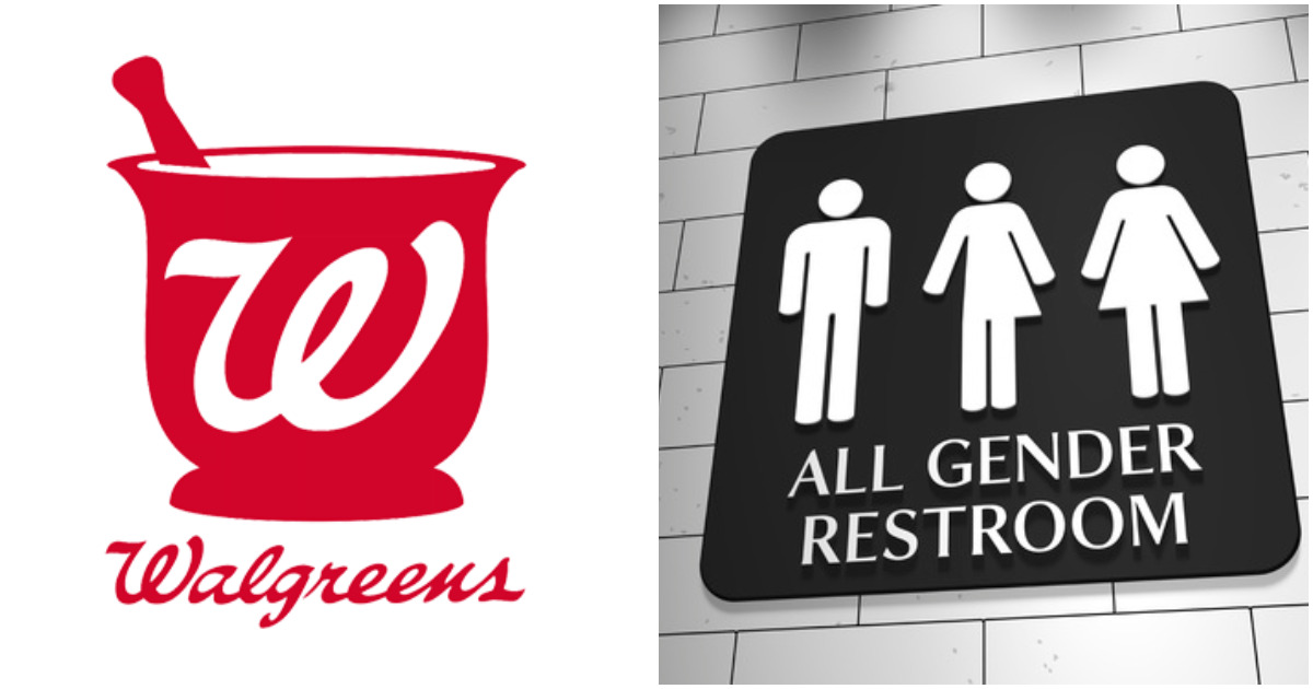 Walgreens' New Bathroom Policy Allows Customers Access Based On Gender