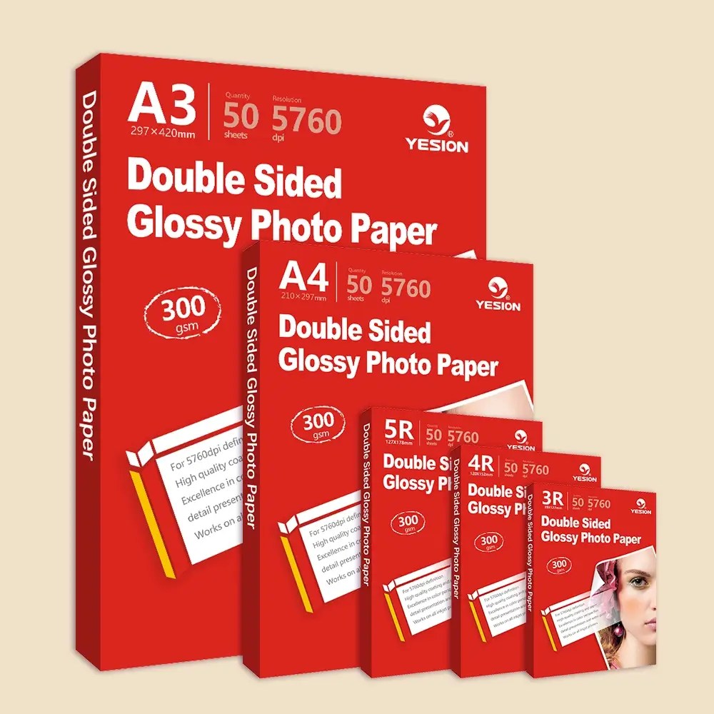 300 gsm Glossy Paper Double Sided Photo Paper For Printer
