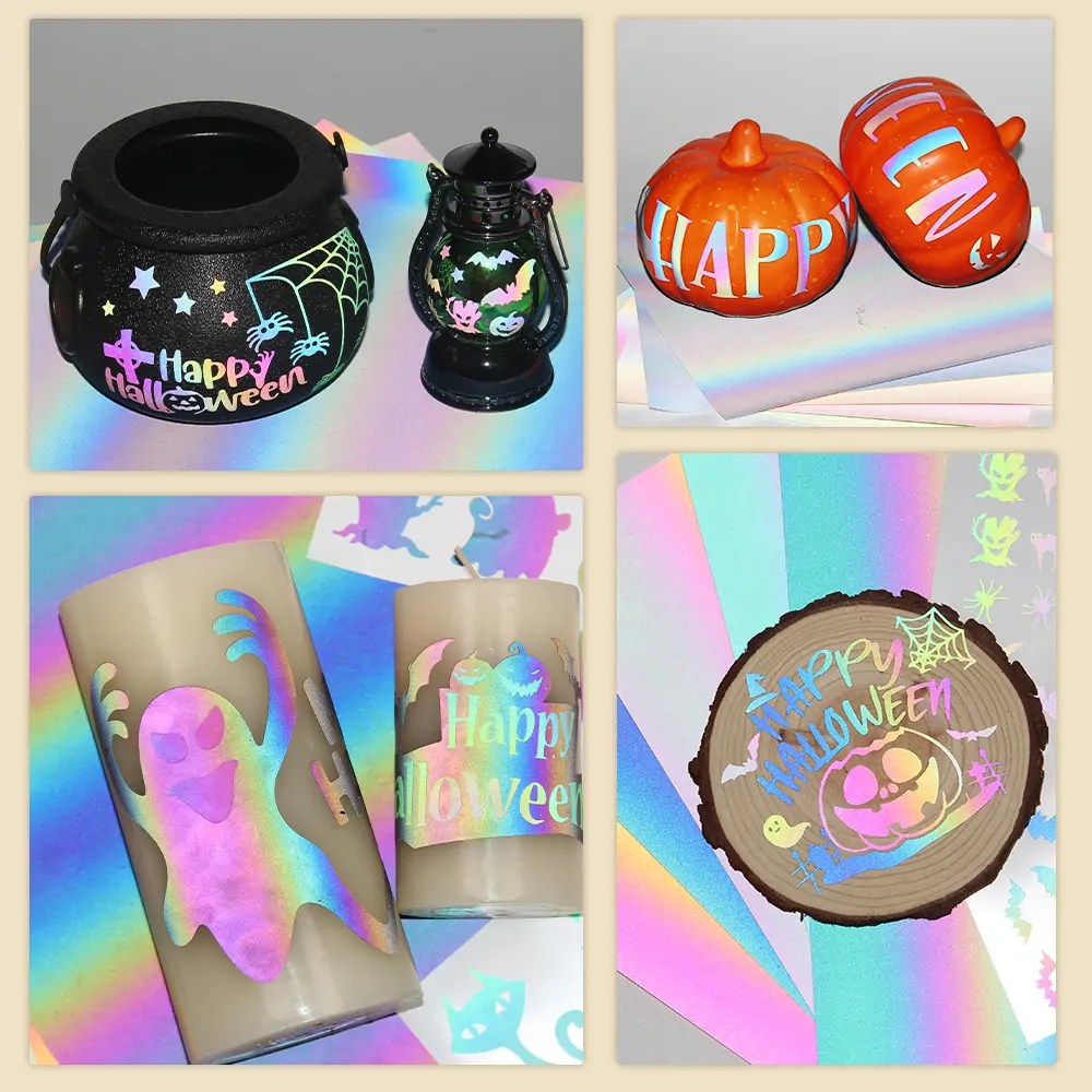 Reflective Permanent Vinyl Roll Adhesive Vinyl for Cricut Wholesaler