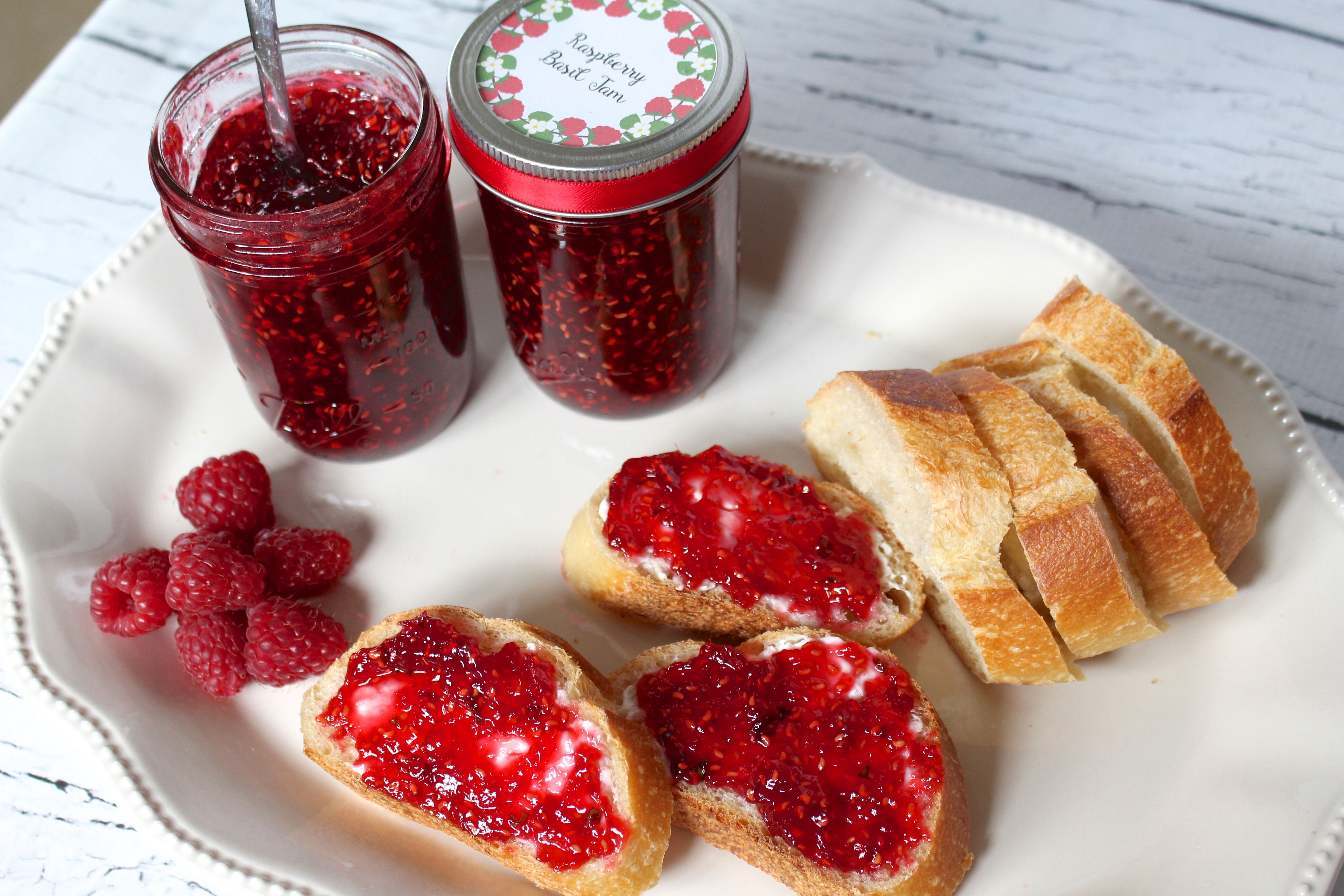 Raspberry Basil Jam Yesterday On Tuesday