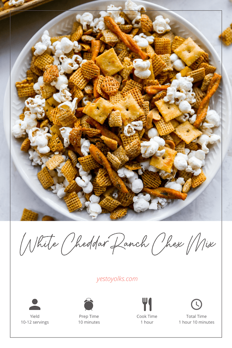 White Cheddar Ranch Chex Mix Yes to Yolks