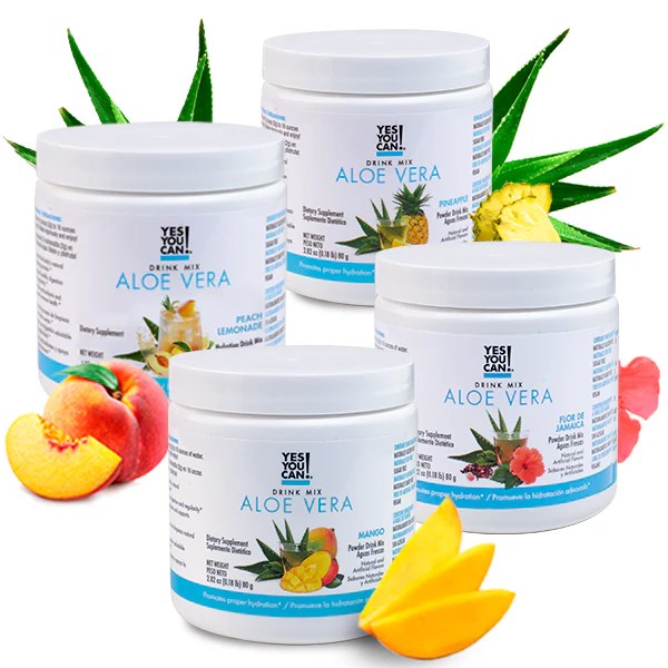 Yes You Can Aloe Vera Drink Mix, Natural Organic Aloe Leaf Powder Yes You Can!