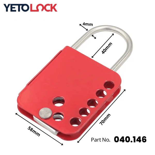 Steel Lockout Hasp 58mm*70mm YETOLOCK