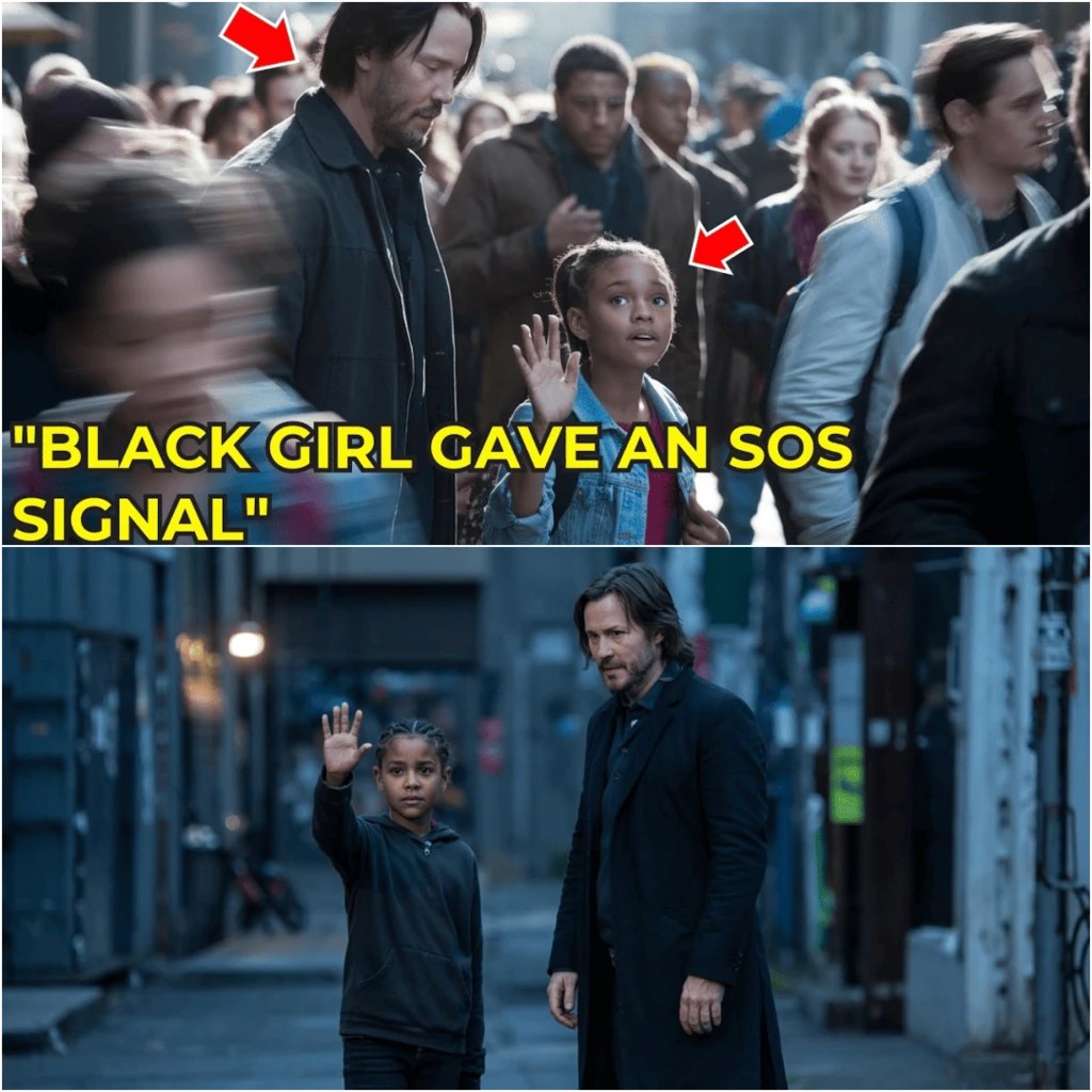 A Black Girl Gave an SOS Signal—Keanu Reeves Saw It and Changed Her