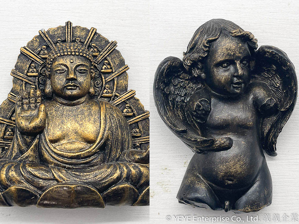 Polyresin can be used to replicate various textures YE YE Enterprise