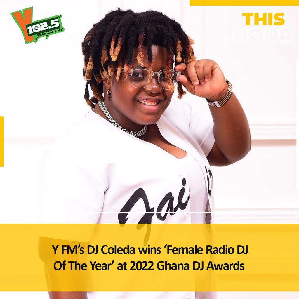 YFM’s DJ Coleda crowned ‘Female Radio DJ of the Year’ at the 2022 Ghana