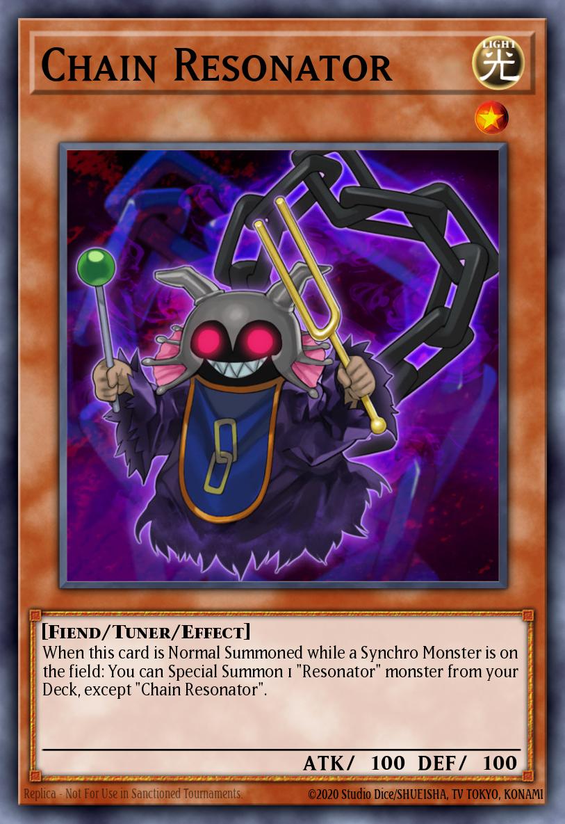 Chain Resonator Card Information YuGiOh! Database