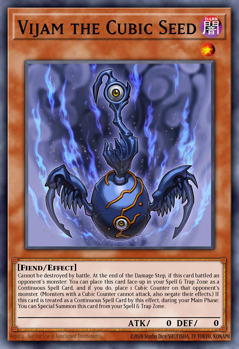 Vijam the Cubic Seed Card Information YuGiOh! Database