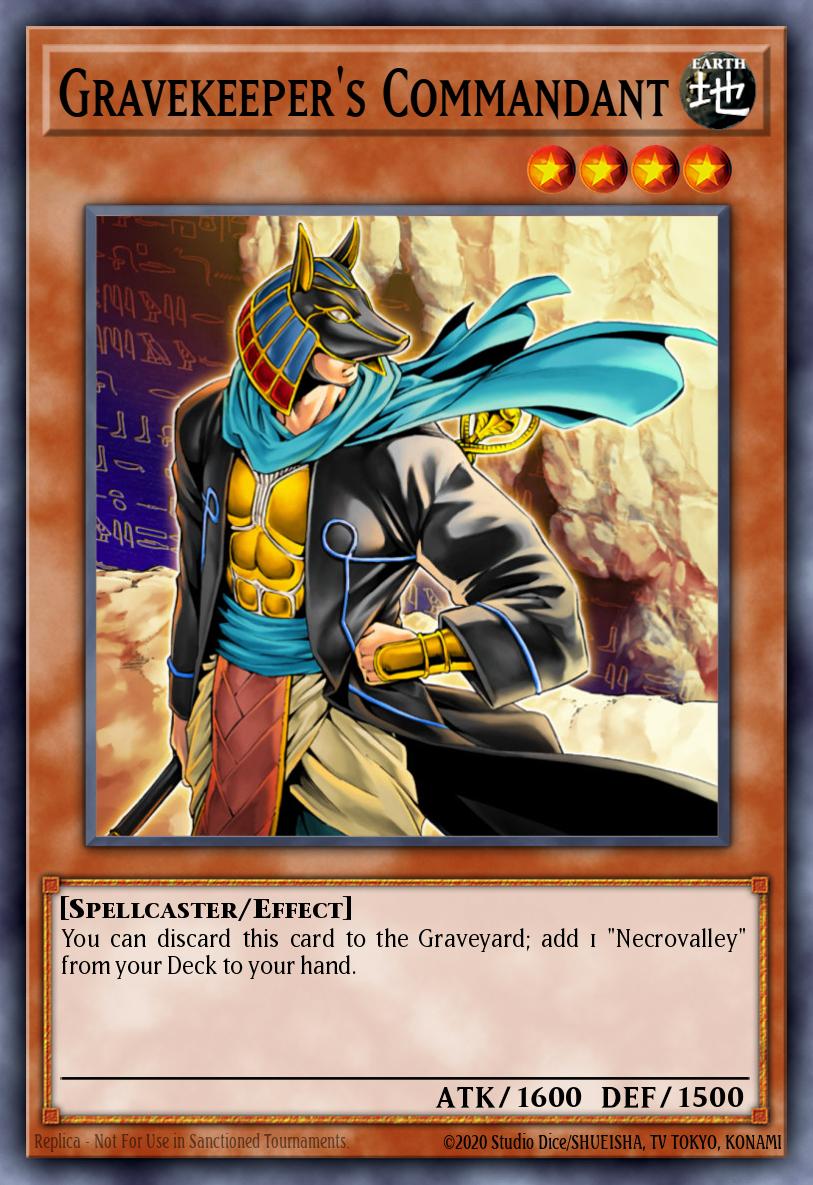 Gravekeeper's Commandant Card Information YuGiOh! Database