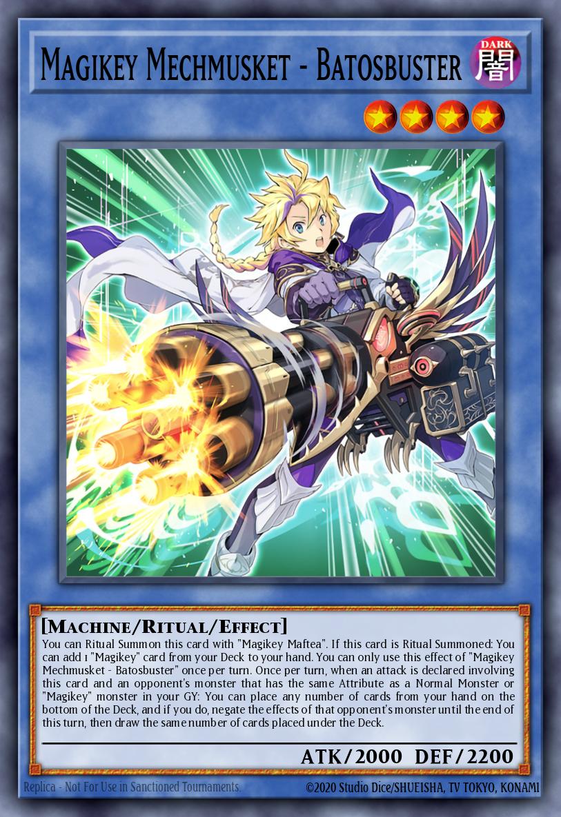 Magikey Mechmusket Batosbuster Card Information YuGiOh! Database