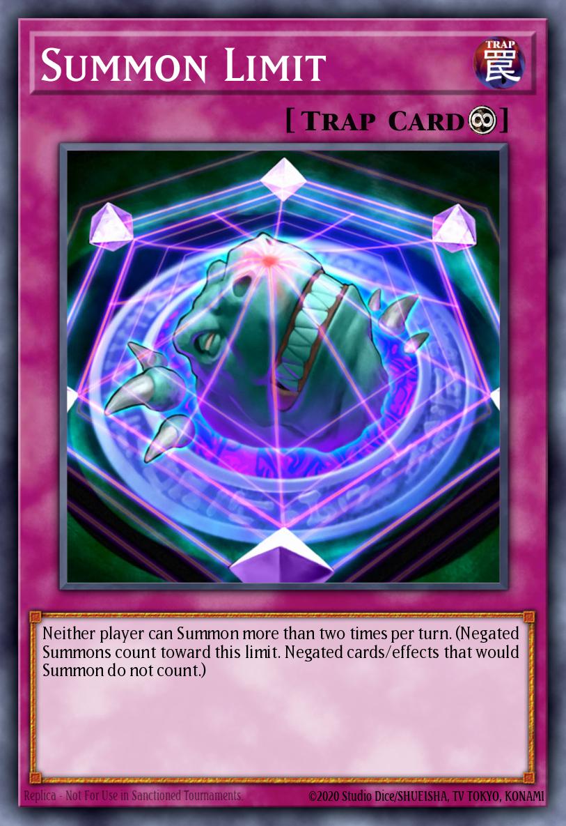 Summon Limit Card Information YuGiOh! Database
