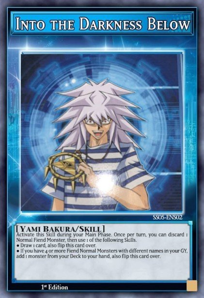 Into the Darkness Below Card Information YuGiOh! Database