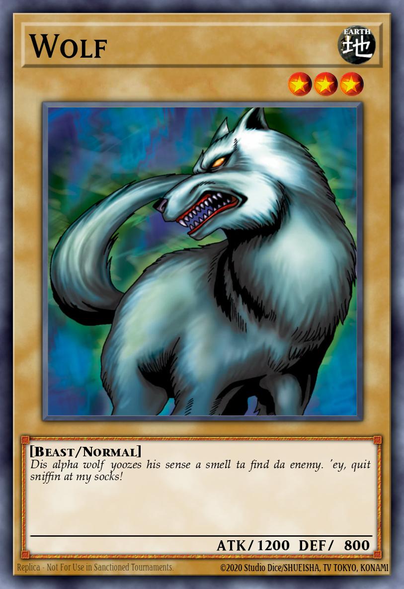 Wolf Card Information YuGiOh! Database