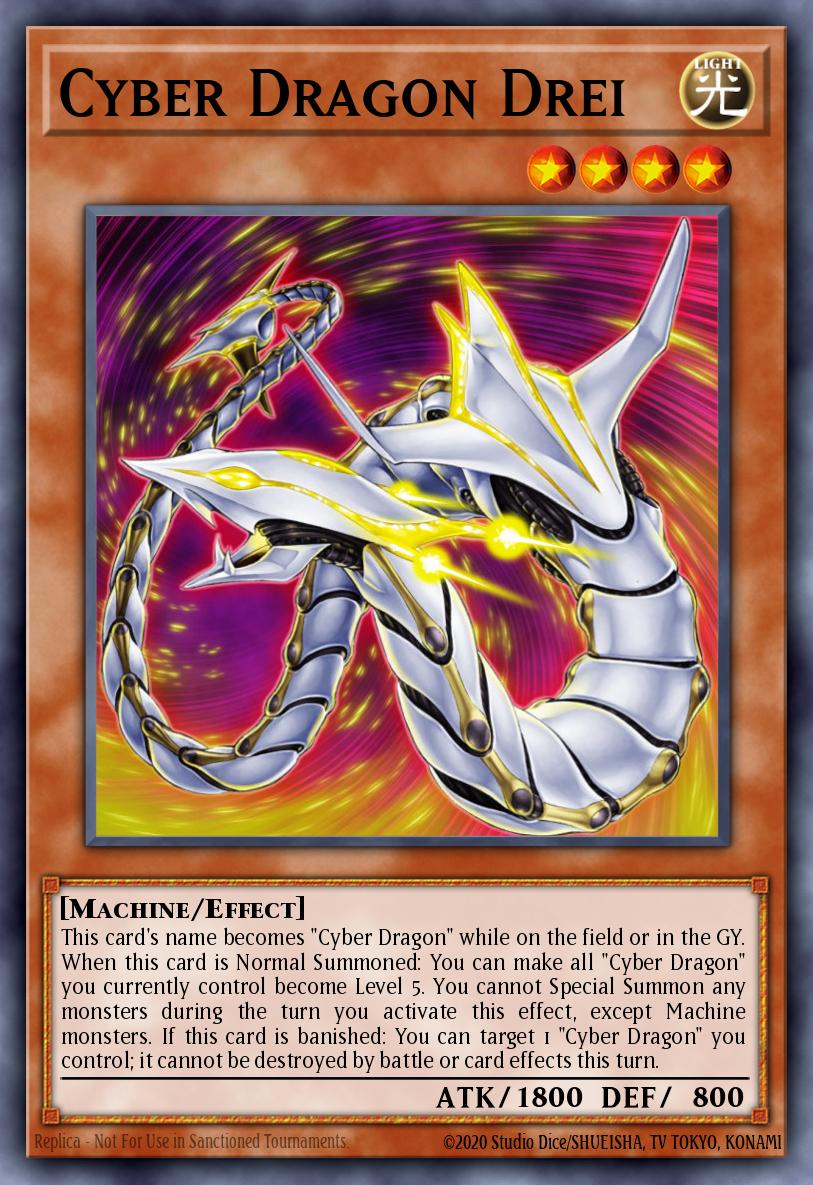 Cyber Dragon Drei Card Information Yu Gi Oh Database