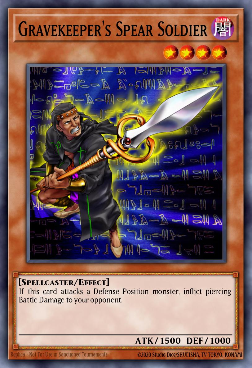 Gravekeeper's Spear Soldier Card Information YuGiOh! Database