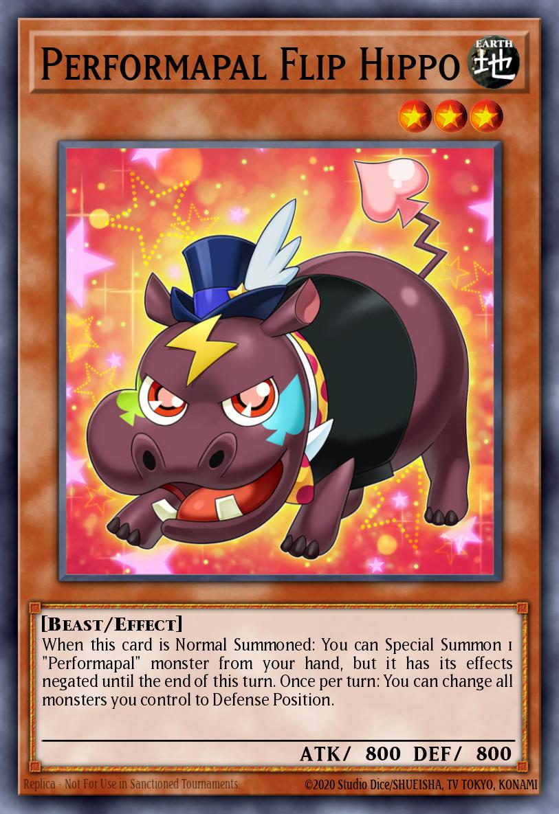 Performapal Flip Hippo Card Information YuGiOh! Database