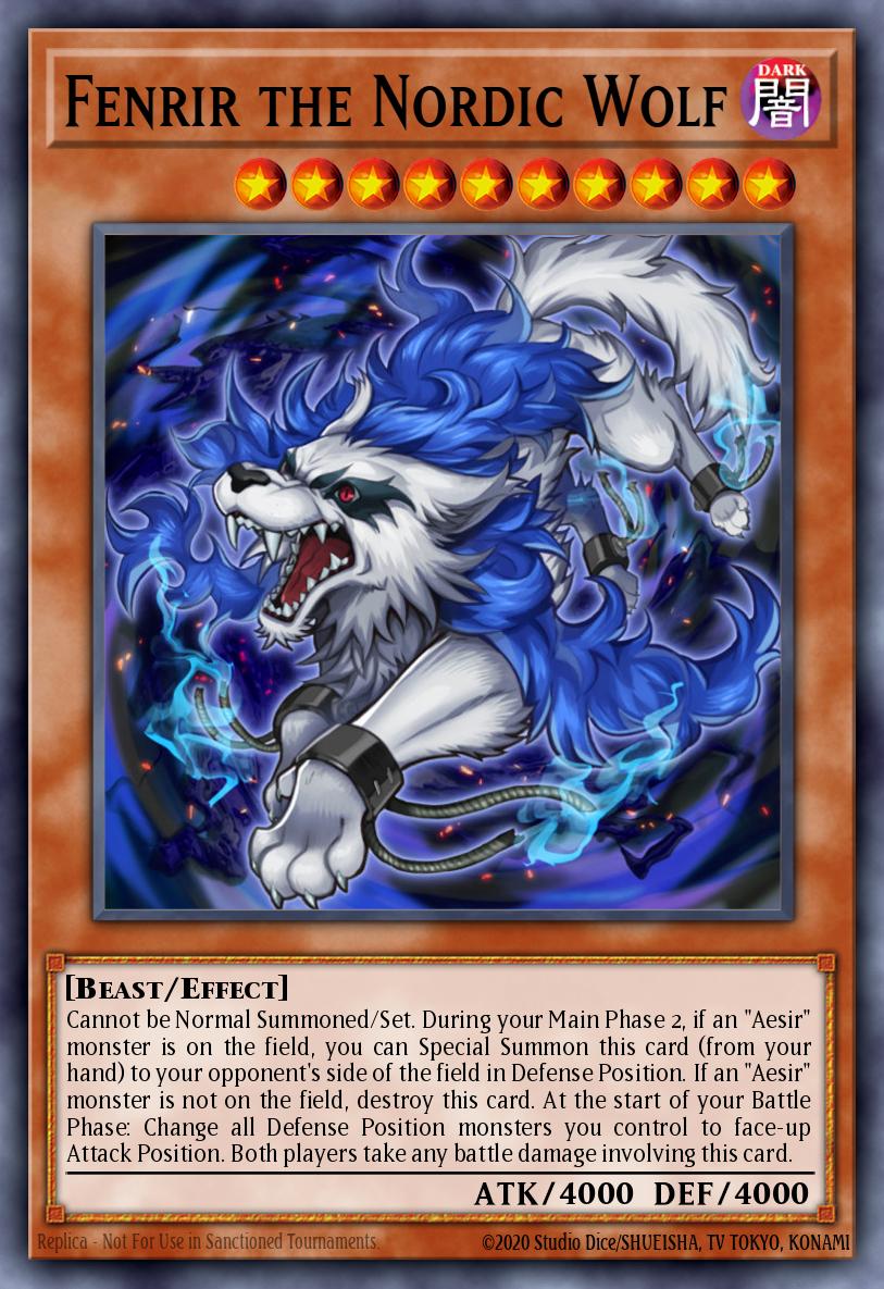 Fenrir the Nordic Wolf Card Information YuGiOh! Database