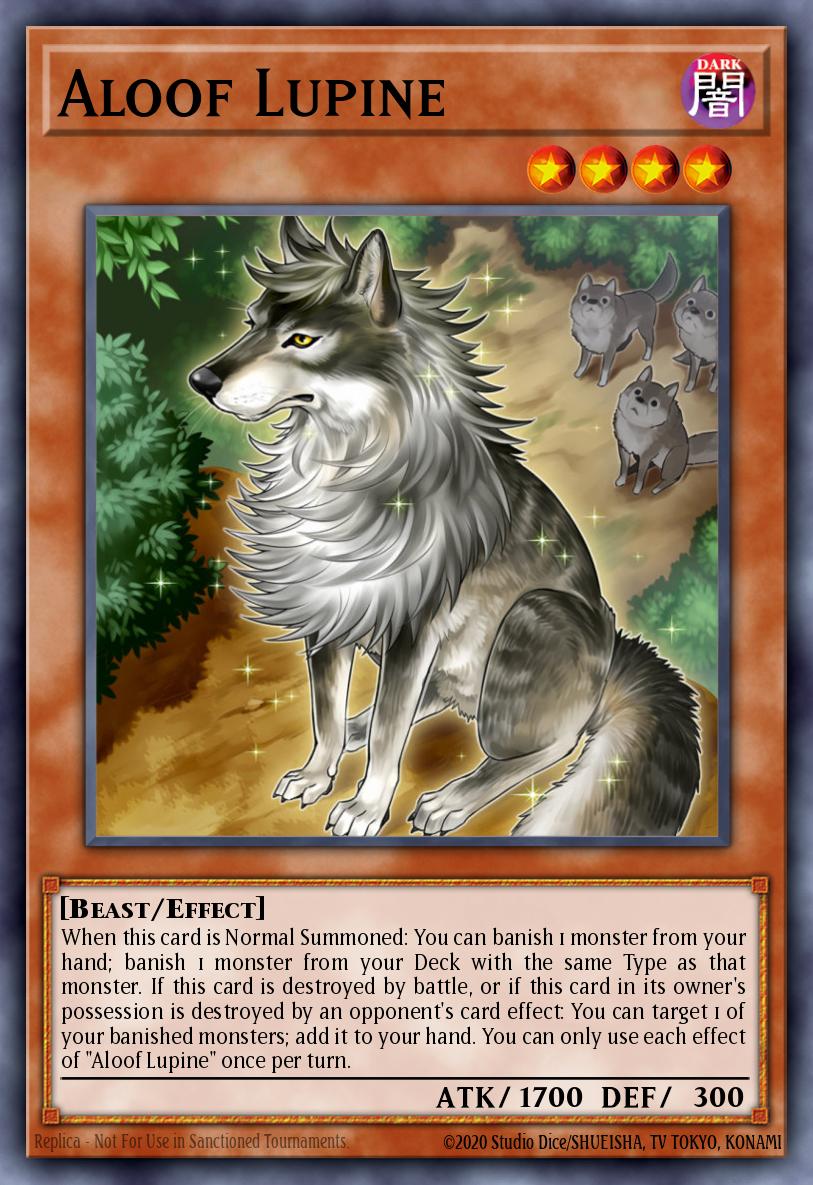 Aloof Lupine Card Information YuGiOh! Database