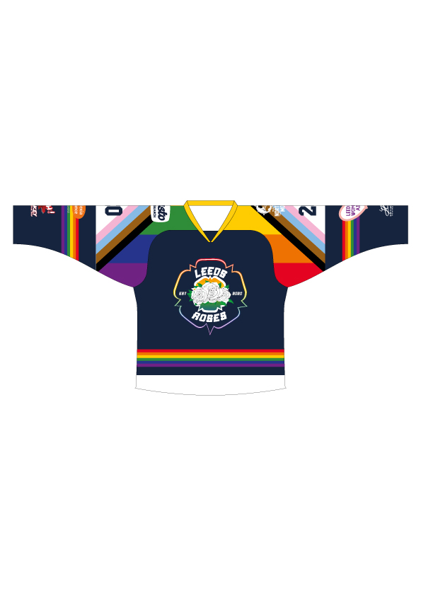 Leeds Roses Ice Hockey Jersey (Pride Design) Young Guns Sports