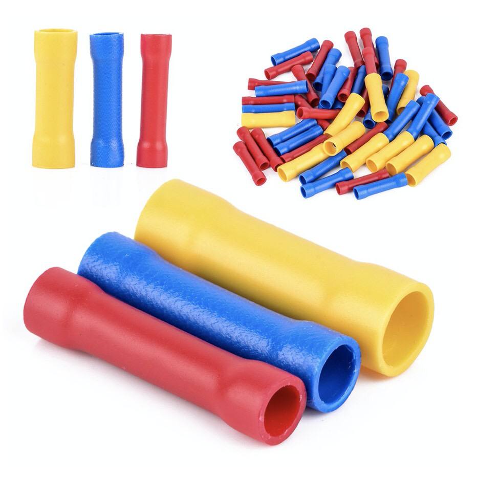 [100pcs] 1.5mm 2.5mm 4mm Insulated Cable Link / Connector Crimping