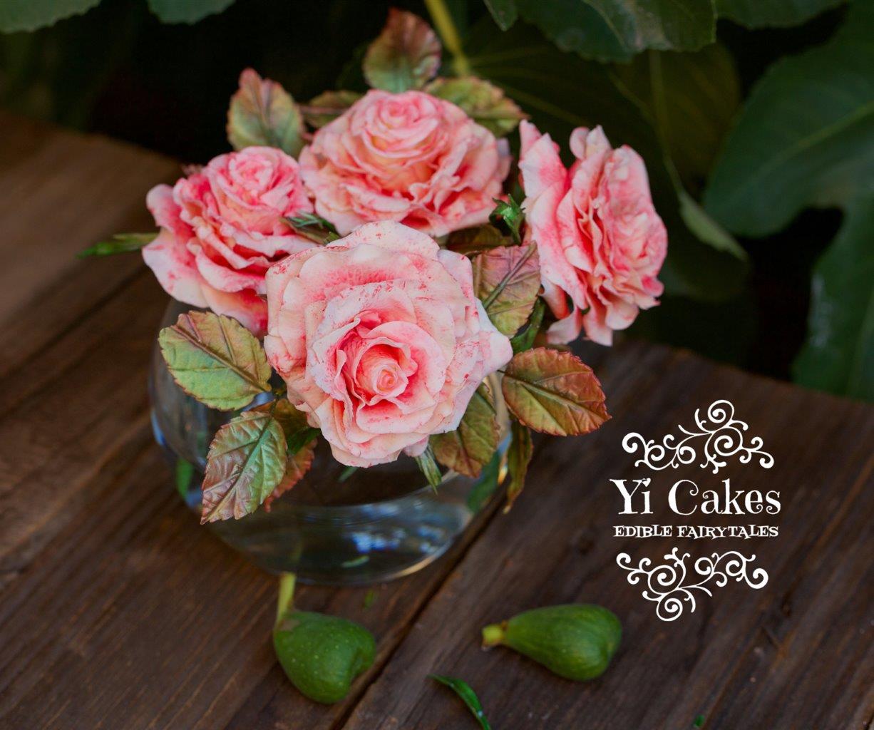 Gum Paste Flower Class Rose Cake Playhouse