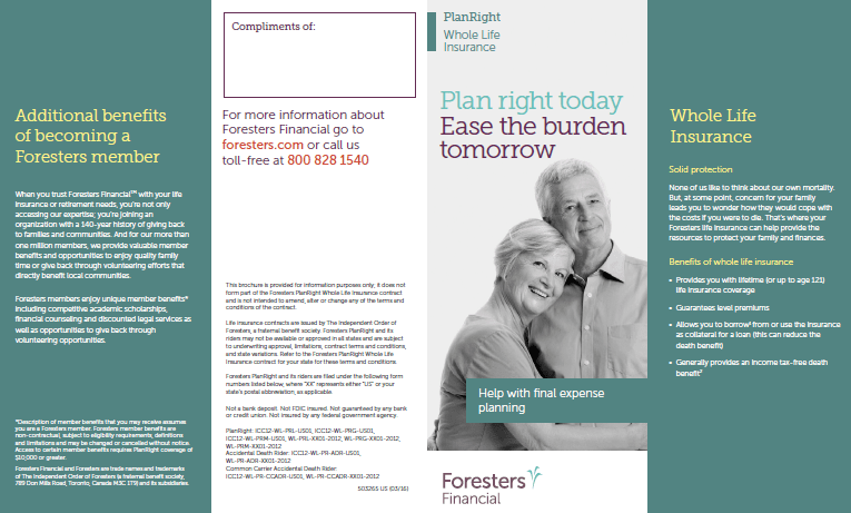 Foresters Financial Your Insurance Group Agents