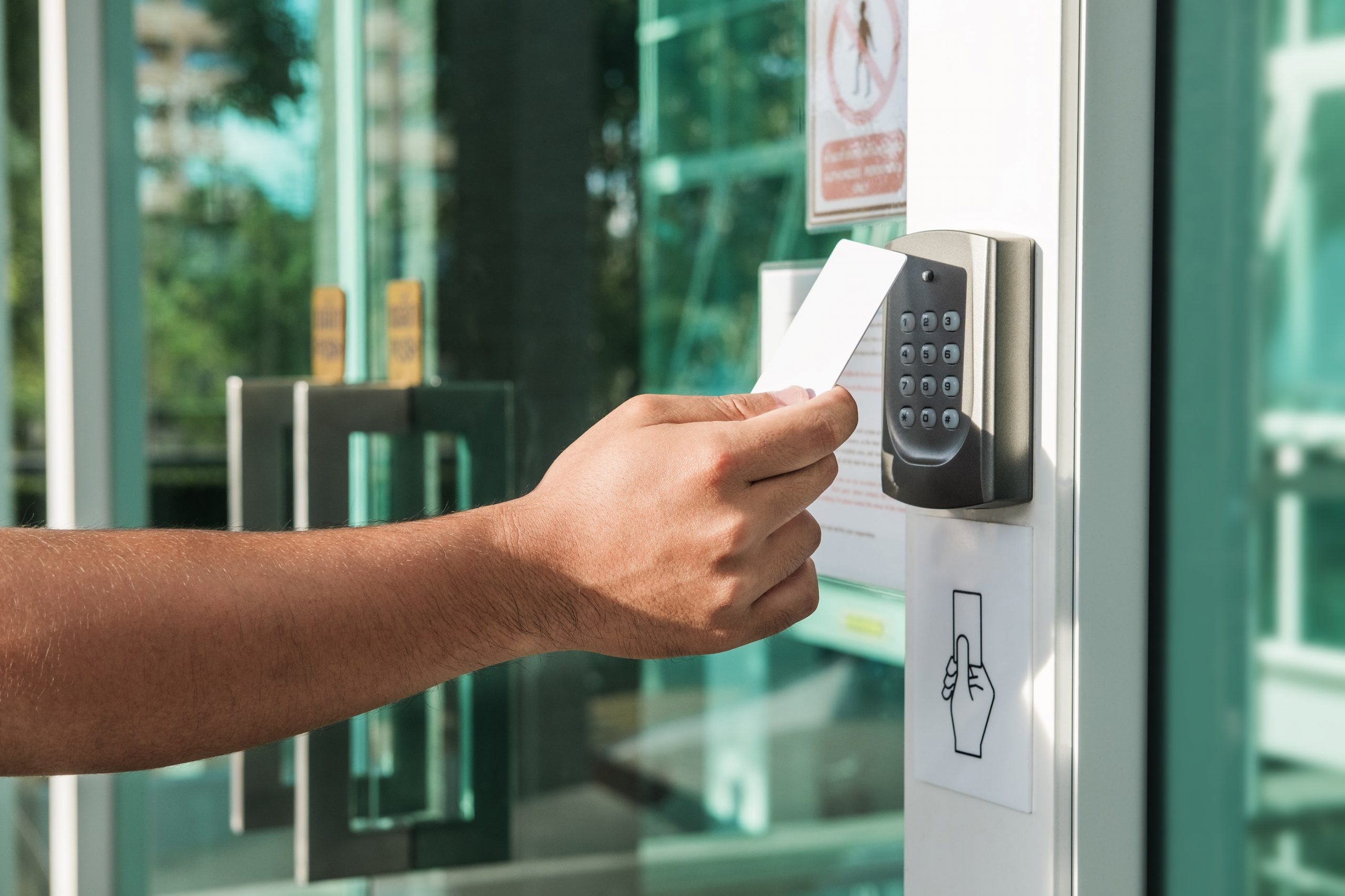Card & Biometric Door Access System Installation Yileng