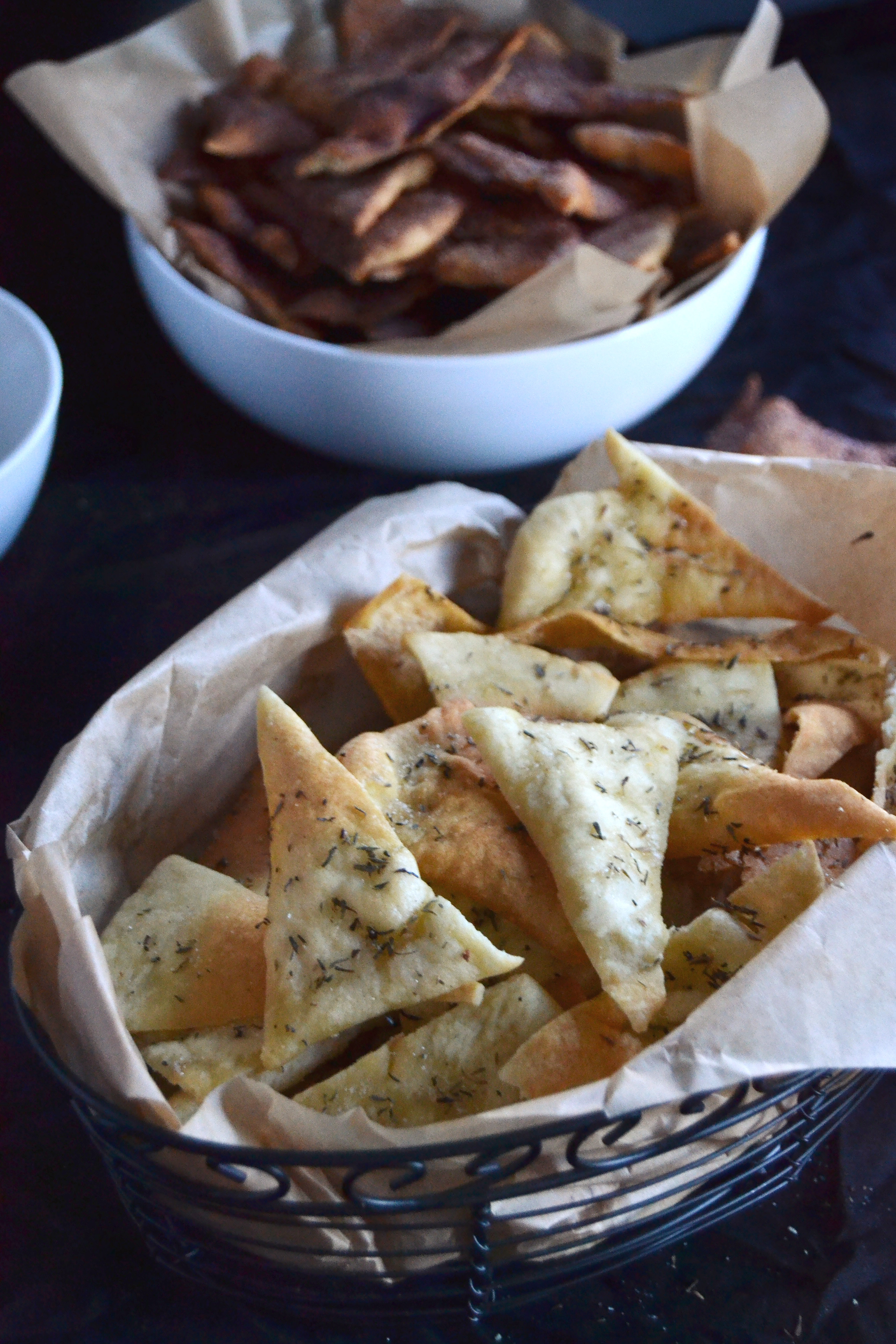 Homemade Pita Bread & Pita Chips Yin and Yolk