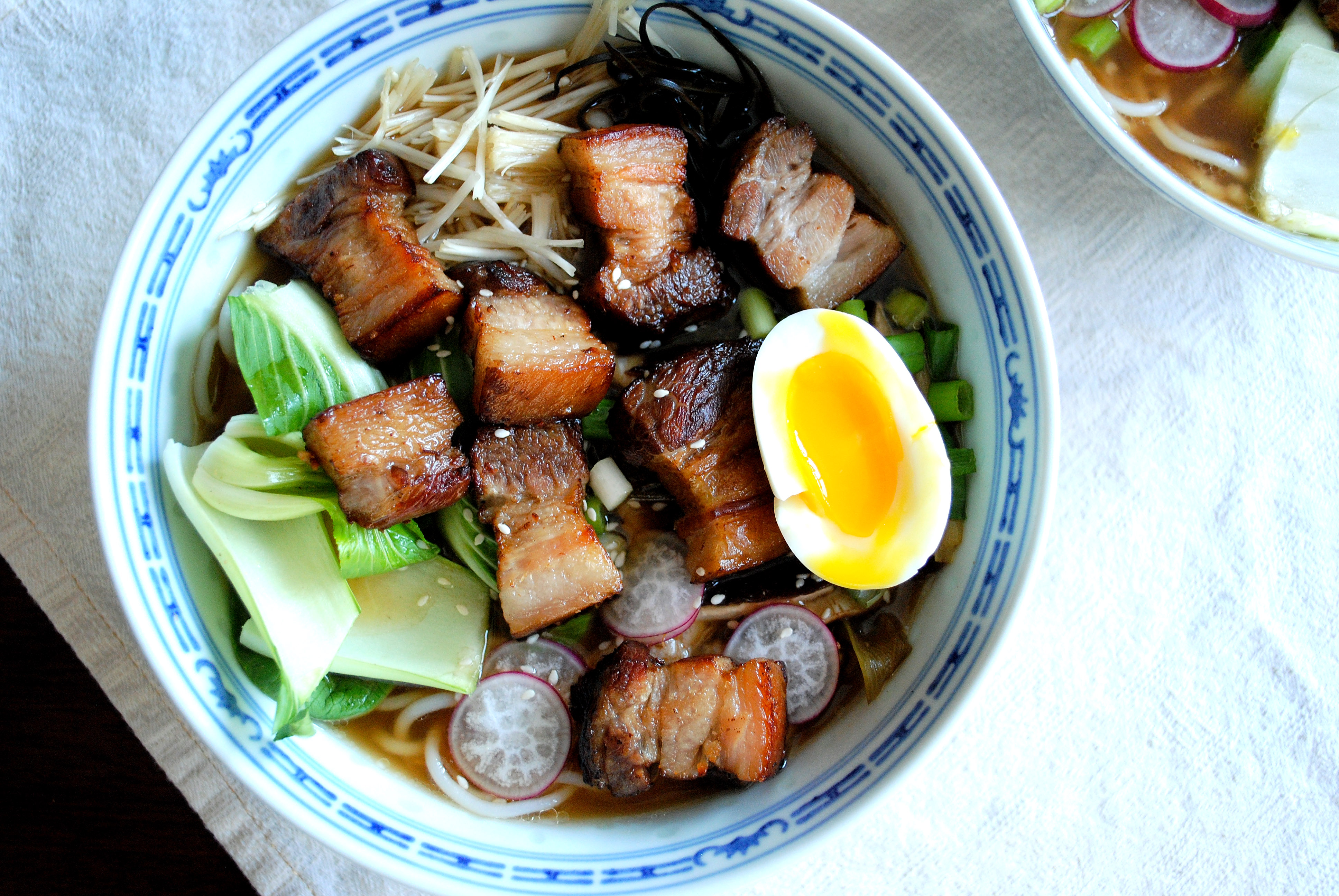 Miso Braised Pork Belly Noodles Yin and Yolk