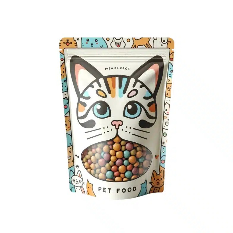EcoFriendly Cat Food with a Transparent Peek Window, Biodegradable and