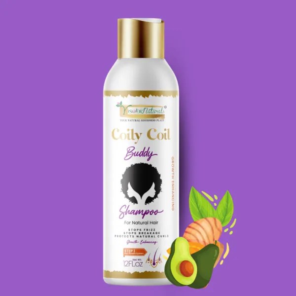 Coily Coil Buddy Natural Hair Shampoo YisoobiNaturals