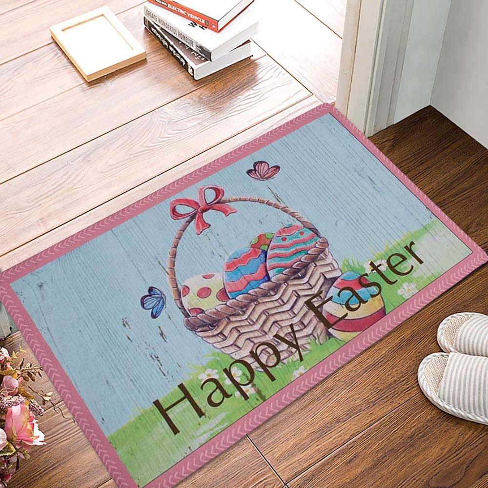 Happy Easter Door Mat YK Decor