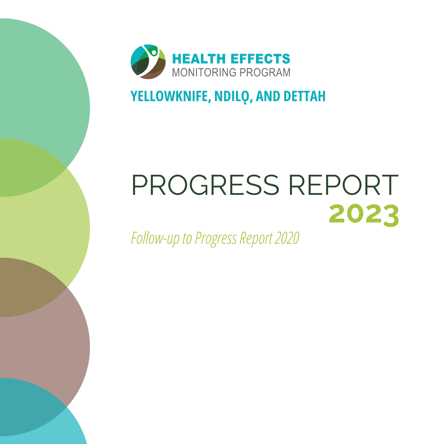 Progress Report 2023 Health Effects Monitoring Program