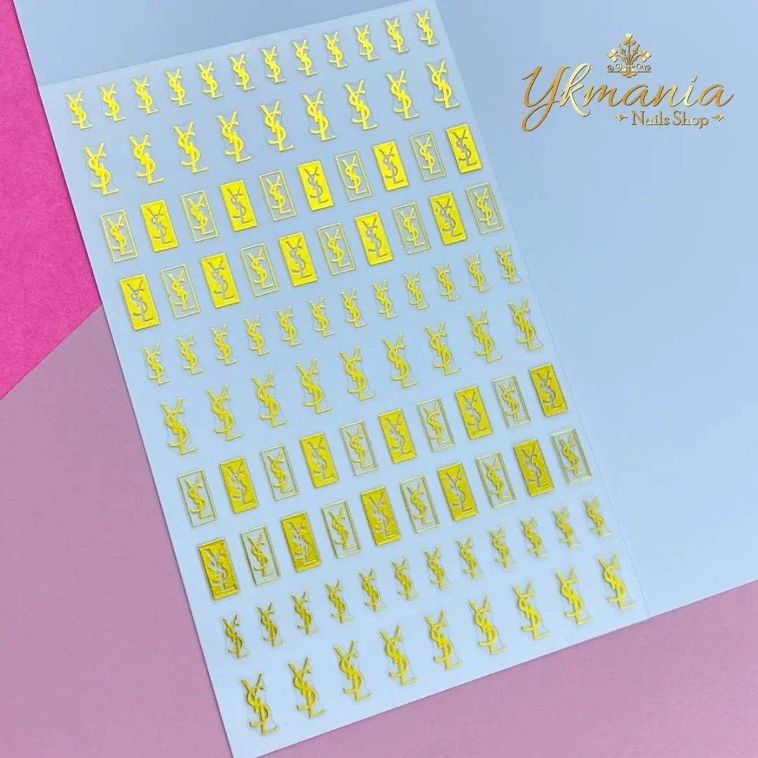 Sticker Ref YSL Ykmania Nails Shop