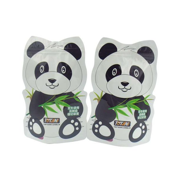 Customized Die Cut Irregular Zip lock Special Shaped Plastic Childproof