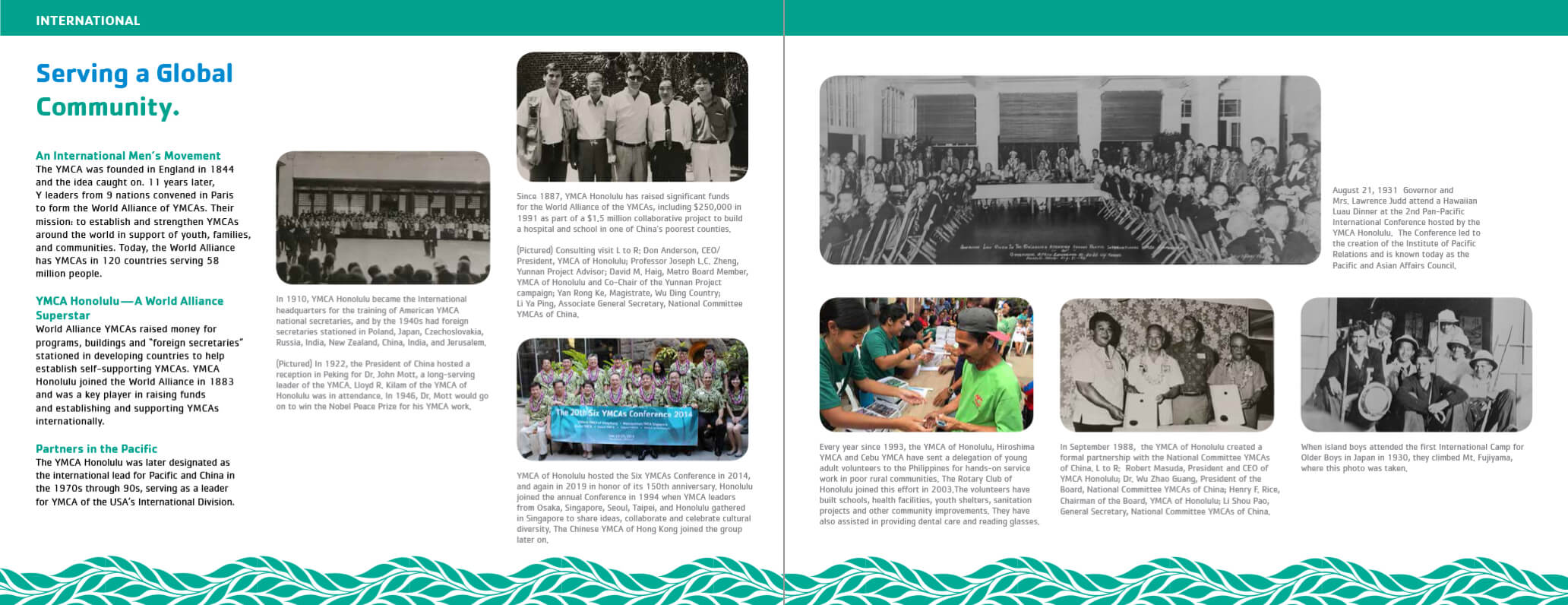 YMCA of Honolulu 150th Anniversary Transforming Lives Then. Now