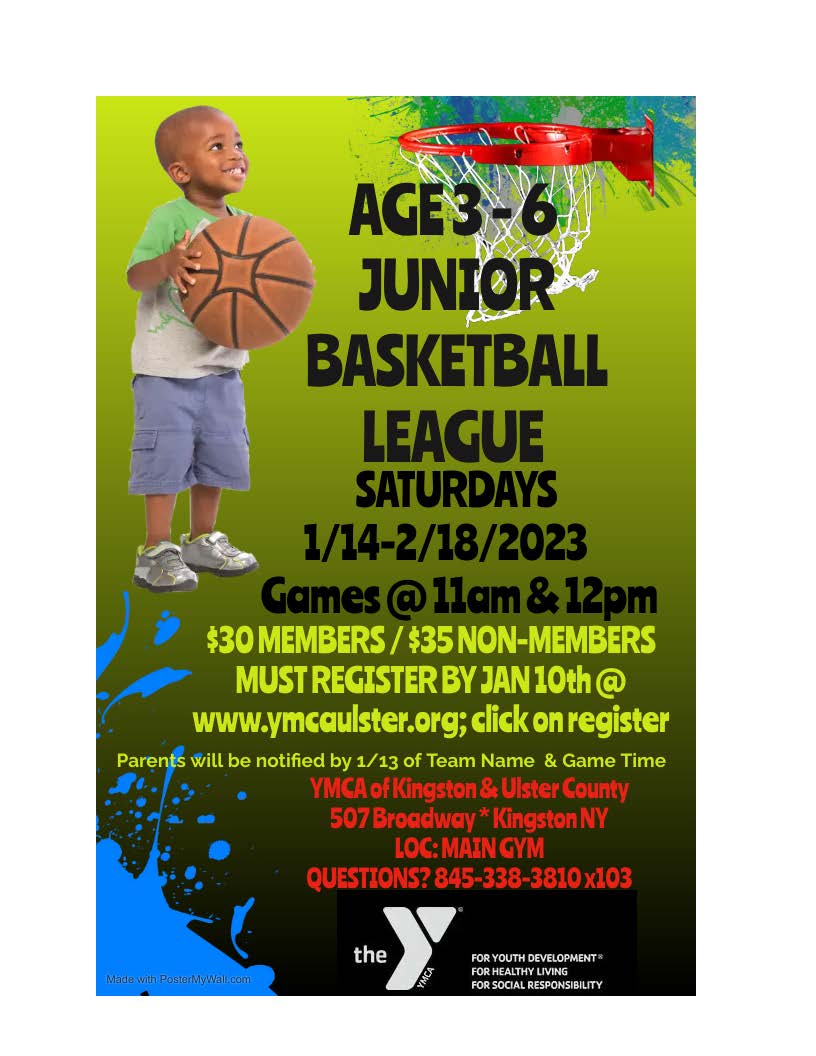 Youth Basketball The YMCA of Kingston & Ulster County