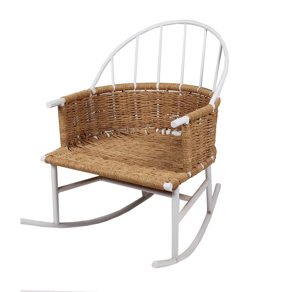 Iron and Rope Rocking Chair Ynde