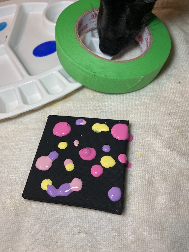 DIY Dog Lick Abstract Painting Dog Activity As Seen On TikTok