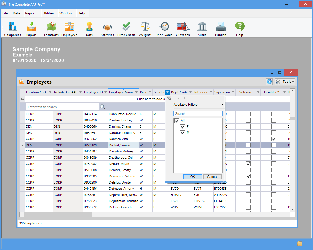 The Complete AAP™ Affirmative Action Software