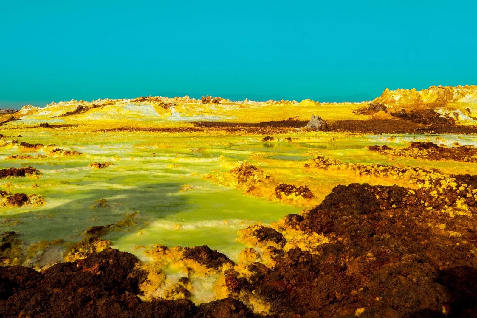 Danakil Depression Ethiopia A Place Full Of Acid Pools!