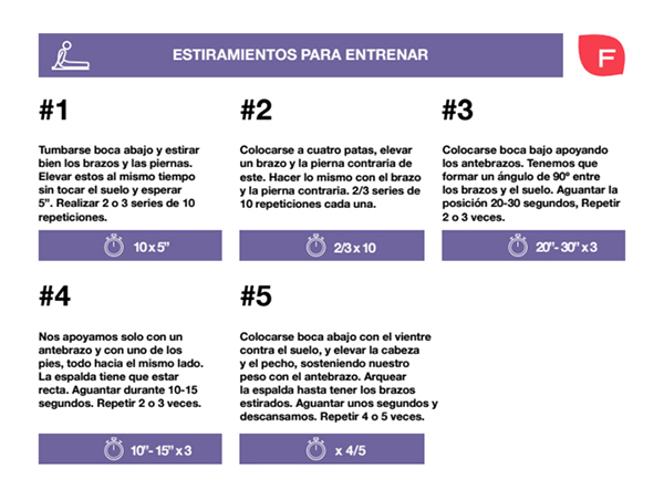 Ejercicios para fortalecer la espalda desde casa, por Patry Jordán