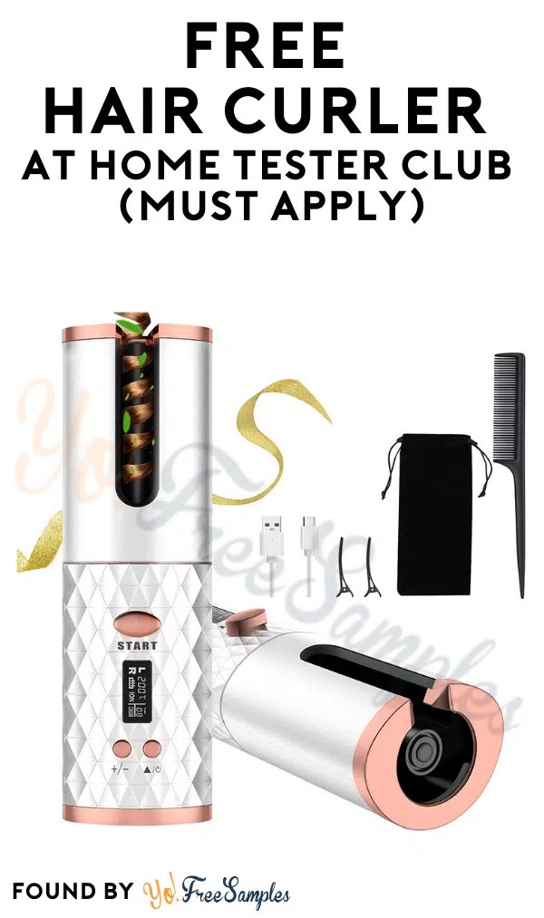 FREE Hair Curler At Home Tester Club (Must Apply)