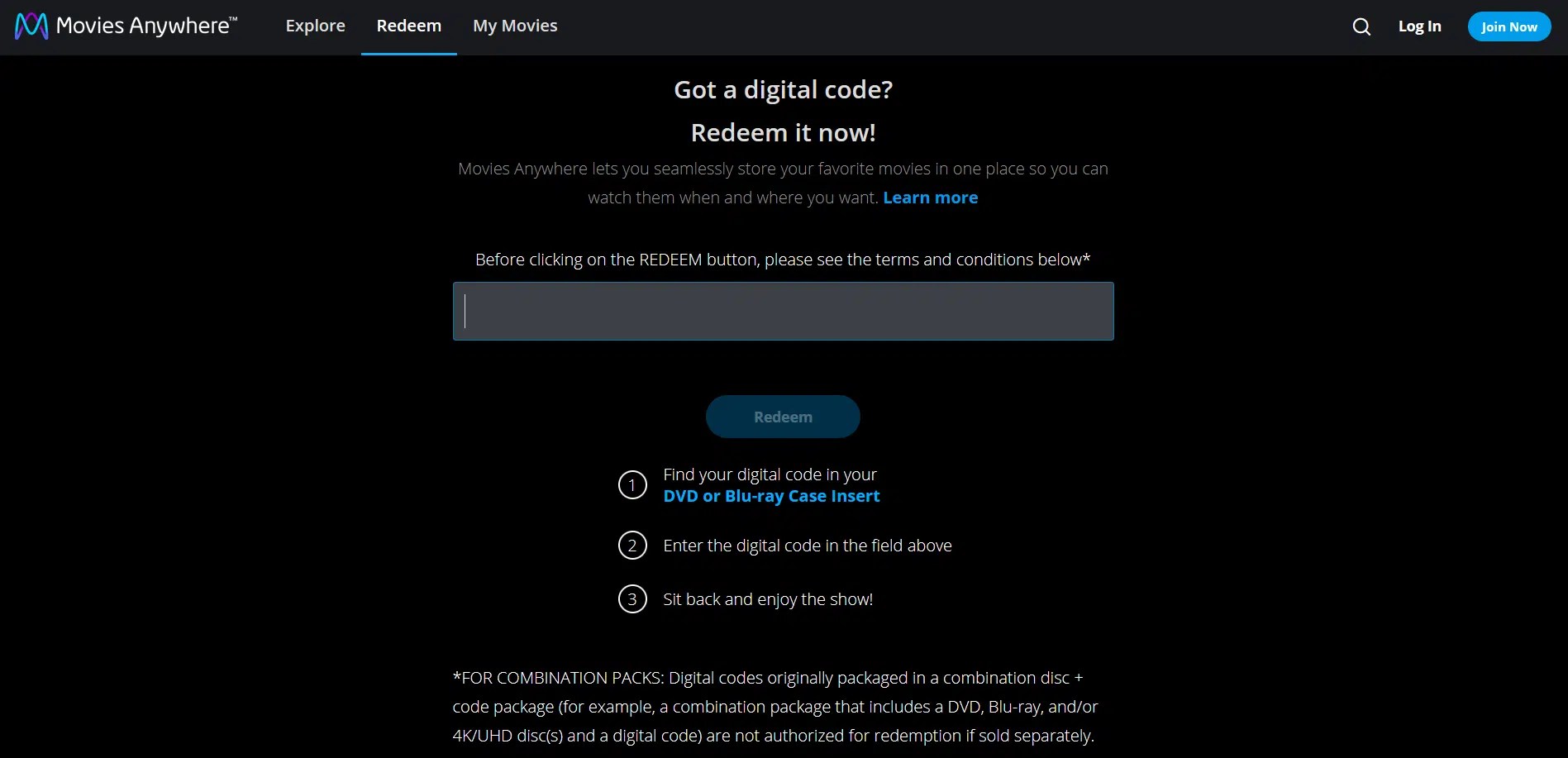 Free Digital Movie Codes Guide