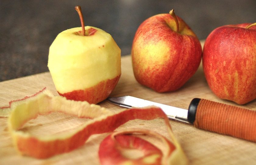 Don’t get rid of the skin of the fruit apple peel is packed with