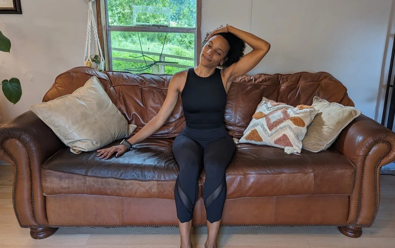 Sofa Yoga For Seniors Benefits & 8 Poses