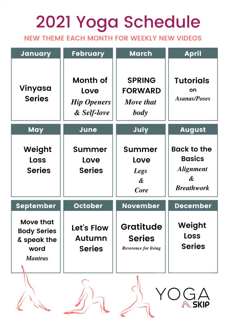 Practice Yoga Weekly with YogaSkip