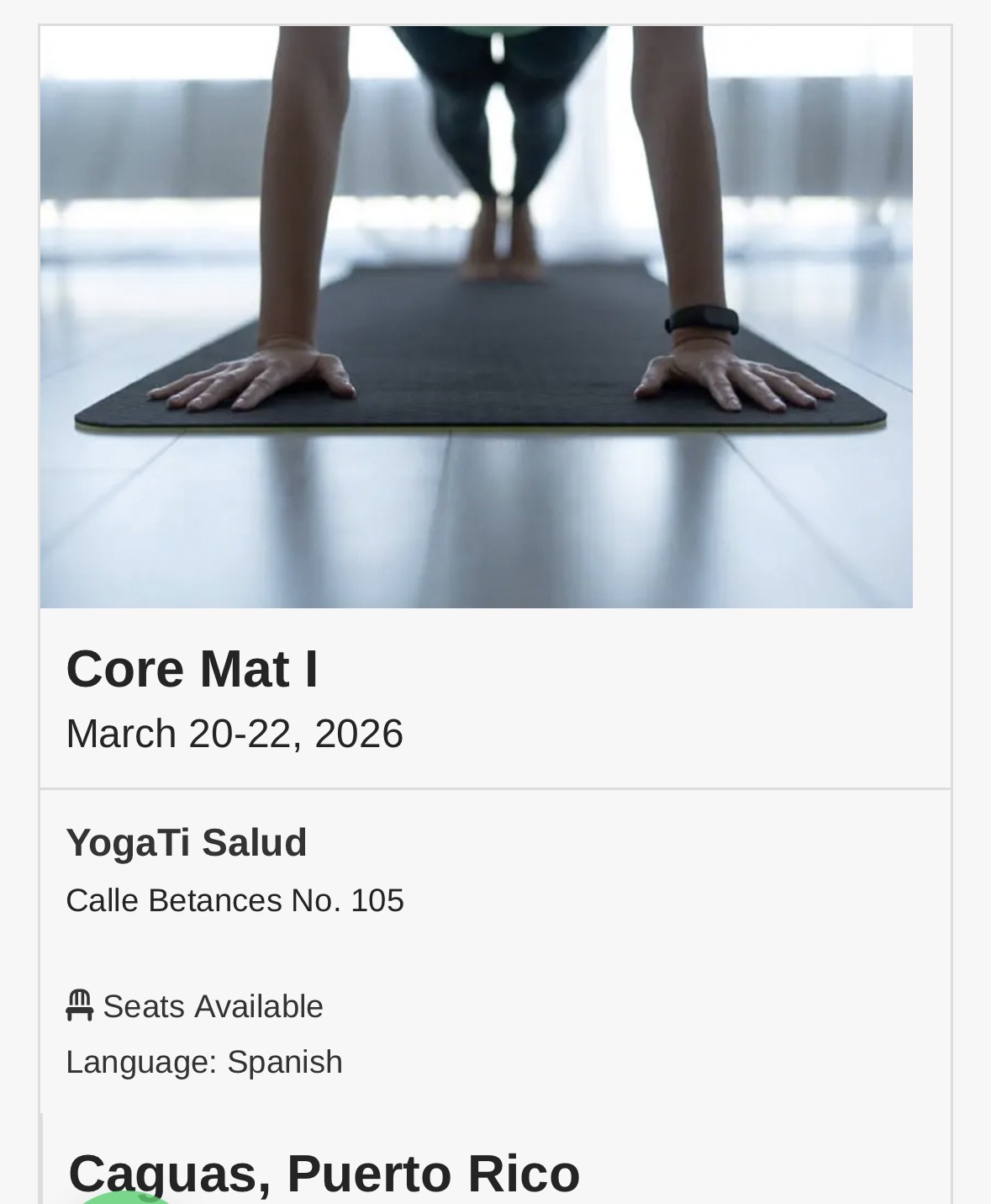 JULIO 79 2023 Certificación Instructor Power Pilates Mat 1 Yoga